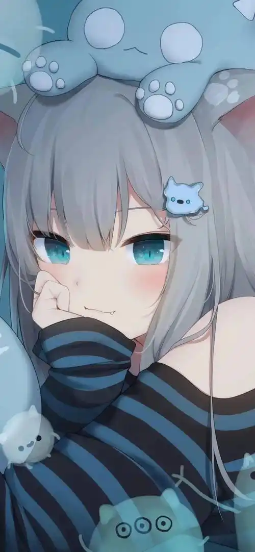 猫羽雫动漫壁纸手机壁纸猫耳女生壁纸