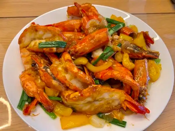 雨少寒轩做的酱油炒虾