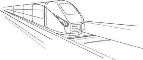 地铁路线简笔画