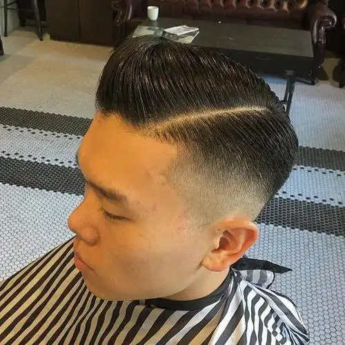 精选男生复古背头,油头发型,要有型,就这样剪