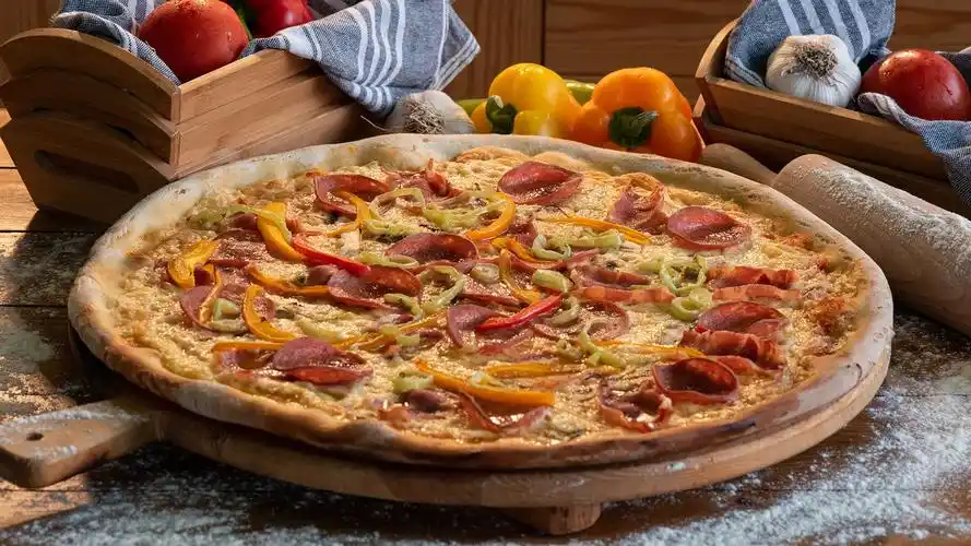 哪里披萨好吃美食图片大全(好看的披萨图片大全)-山族365美食网