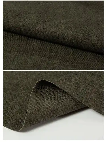 纯苎麻面料素色斜纹麻料女装服装面料衬衫童装裙子布料苎麻斜纹布