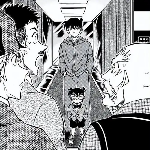 柯南漫画最新话新一和基德是同一个祖先青山刚昌真能整活