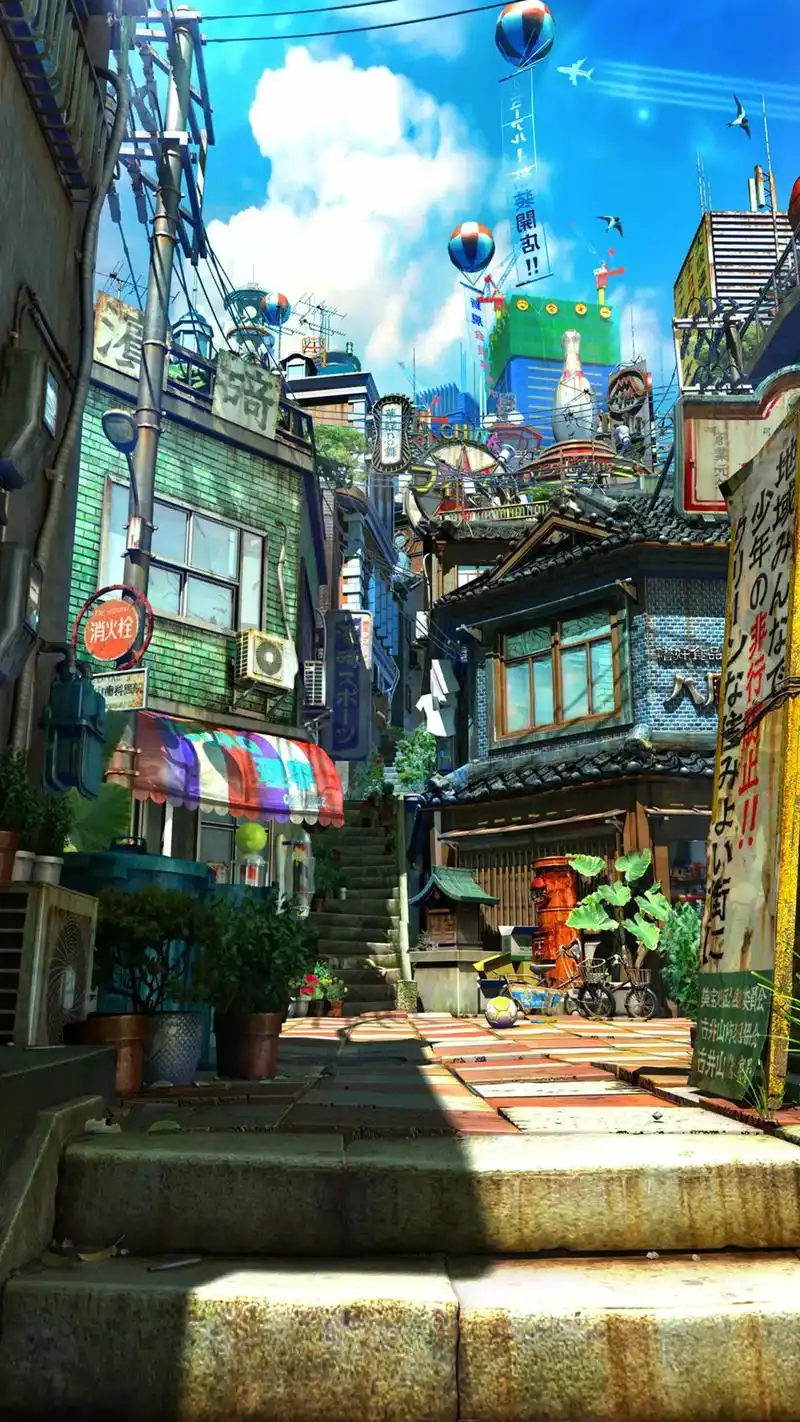 一眼就能深爱上的绝美二次元场景壁纸.