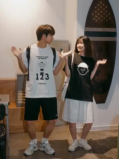 163177情侣穿搭07日系简约风太耐看啦