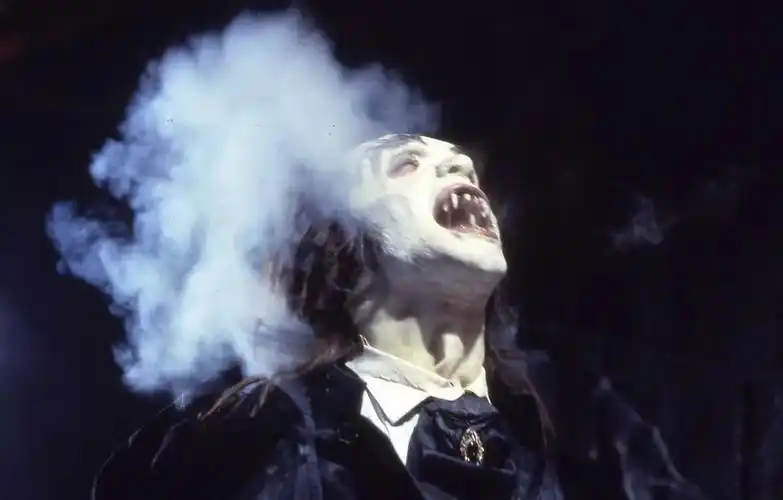 小时候挺怕恐怖片,但是不怕林正英的僵尸片