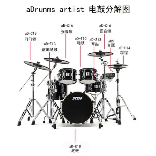 罗兰盛世(rdec) atv罗兰电子鼓exs-1exs-2exs-3网面电鼓儿童成人考级