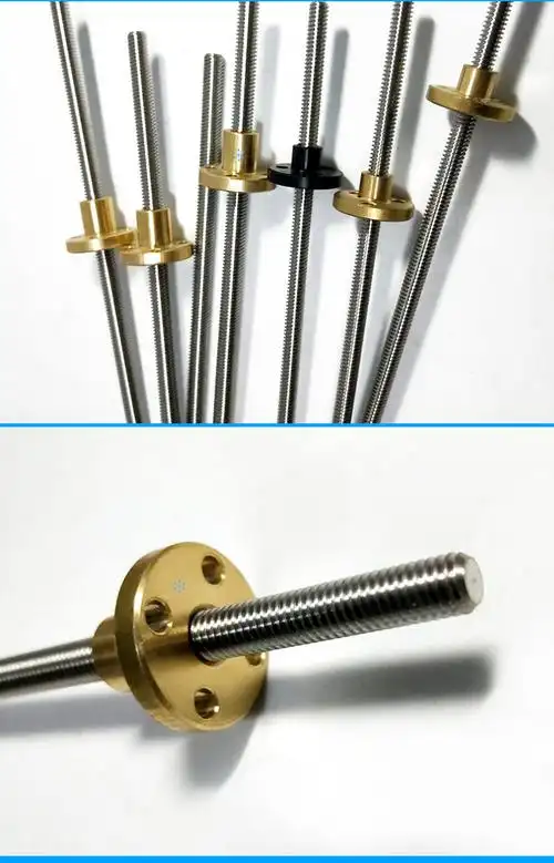 304不锈钢梯形丝杠t型丝杆3加工定制螺纹杆