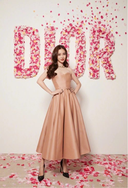 杨颖angelababy挚爱的迪奥diorleavesoflove珠宝系列