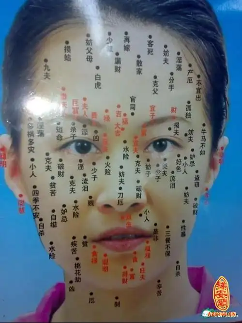 痣的位置图解-男人痣的位置图解-女人痣的位置图解_痣的位置_祥安阁