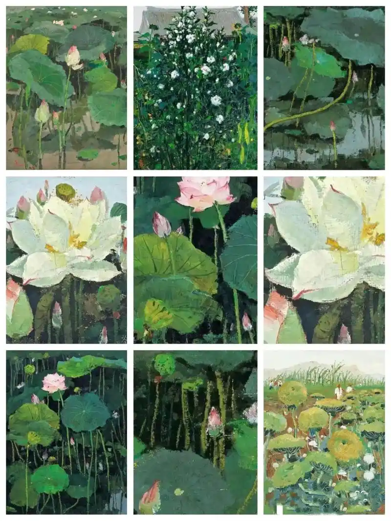 day36/每天认识一名艺术家 吴冠中 荷花#一起学画画 # - 抖音