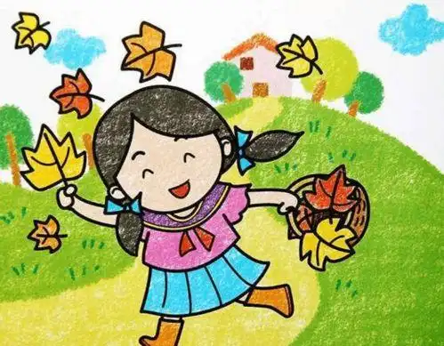 儿童简笔画秋天图画 儿童简笔画秋天图画水果