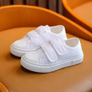 儿童小白鞋白布鞋男童幼儿园