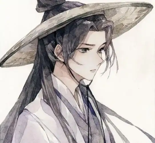 满堂花醉三千客一剑霜寒十四州古风插画男头#男生头像