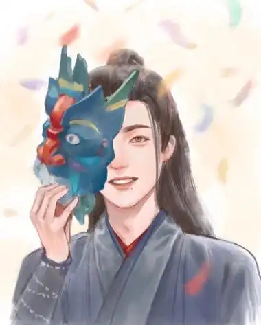 肖战 魏无羡卡通可爱头像壁纸