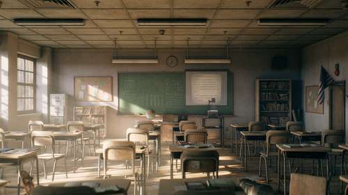 ue4 虚幻4资源 老教室 old classroom 4.22-4.27