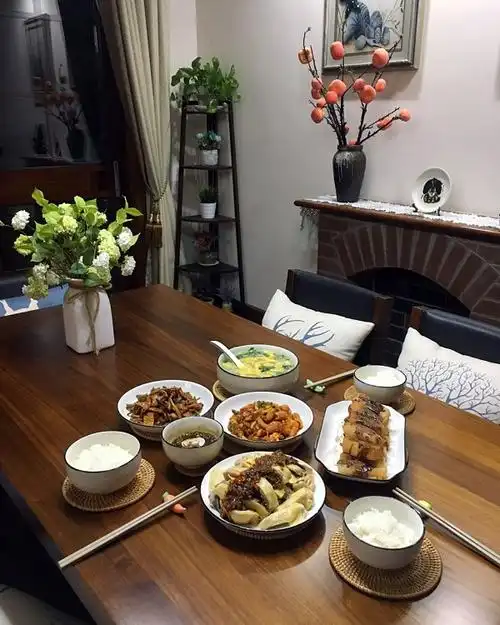 梅之小榭做的晚饭