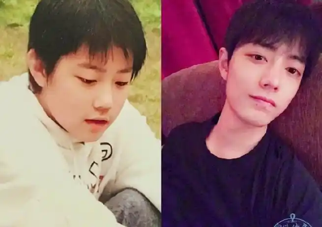 主持人叫肖战小朋友#从小可爱到大的肖战!