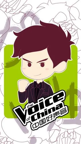 中国好声音4周杰伦q版漫画手机壁纸