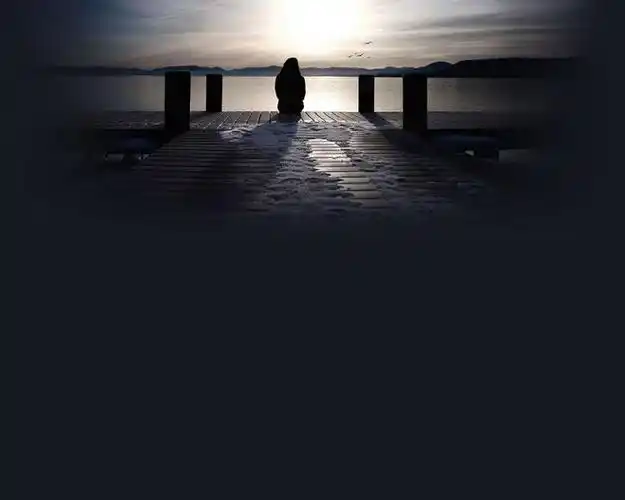 一个人伤感意境桌面壁纸唯美意境女生高清宽屏电脑壁纸