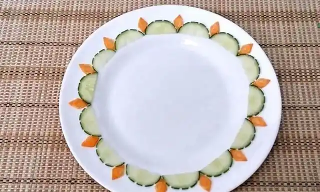 第六种黄瓜裙边盘饰