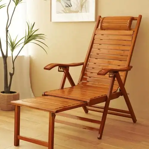 凉椅晾椅躺椅腾椅阳台老人椅夏天躺椅午休折叠椅子竹凉椅床两用传统