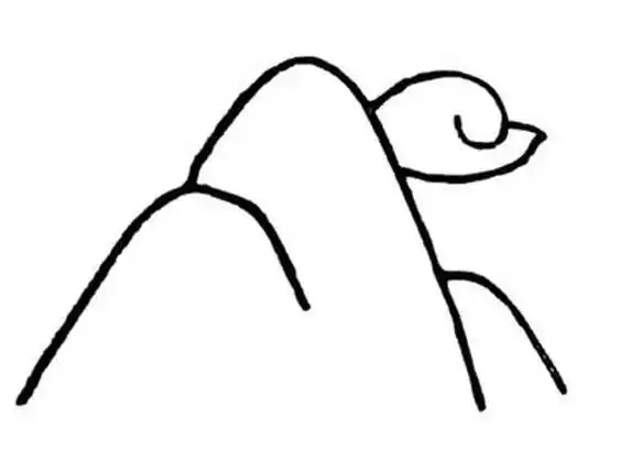 山水画图片大全简笔画 山水画图片大全简笔画水彩