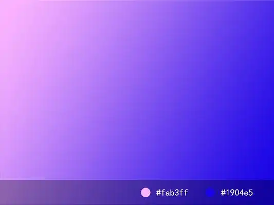 ui设计紫色蓝色渐变配色方案