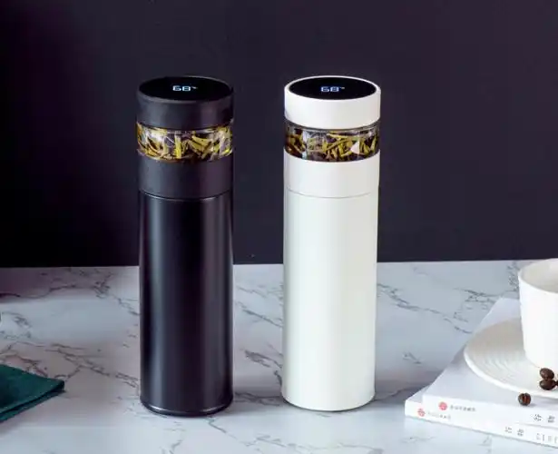 养生要赶快74宝藏显温茶水分离杯