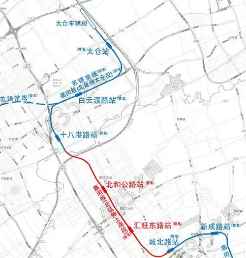 一段在建,一段静默,一段信息不断_嘉闵线_太仓_铁路