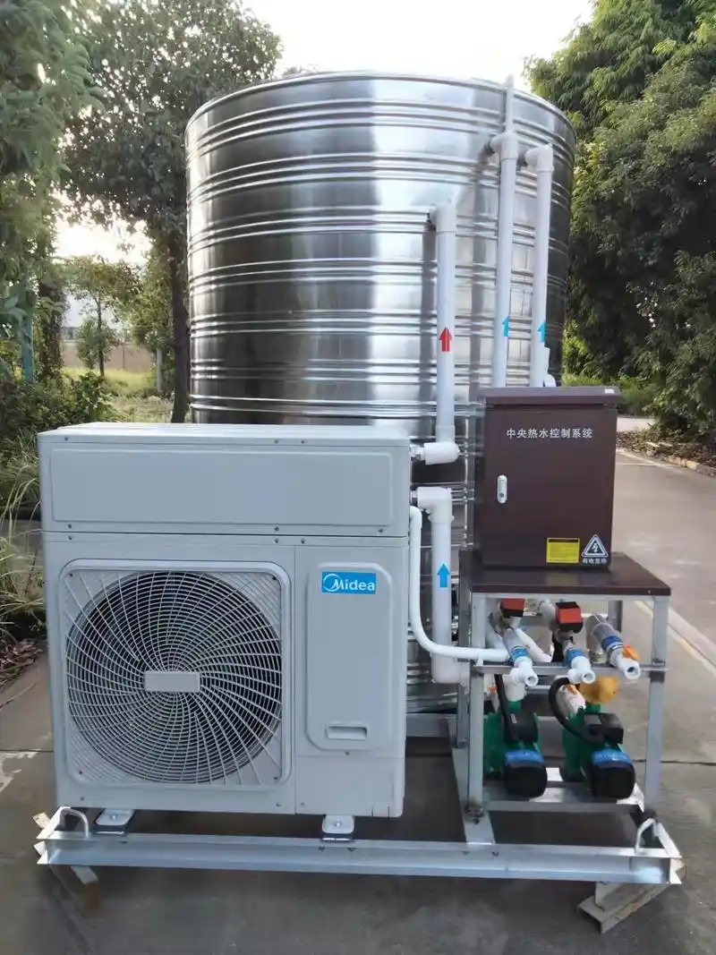 一体式工程空气能热水器和分体式有什么不同?