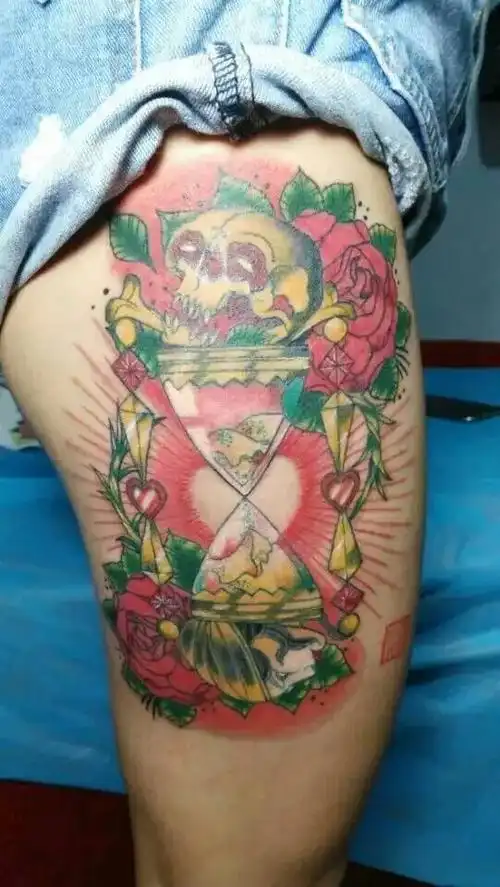 巩义纹身店罗刹刺青部分作品