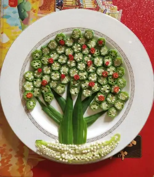 第19步(这是我的蔬菜水果拼盘库存图,给大家来展示一下的做法)