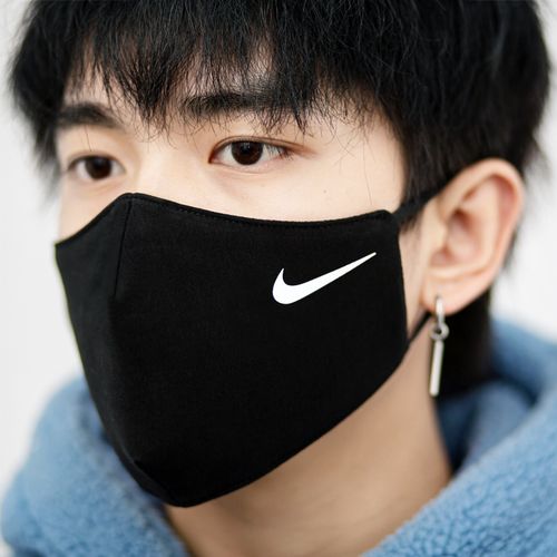 口罩男潮款可洗水黑色个性纯棉冬季2022新款口罩