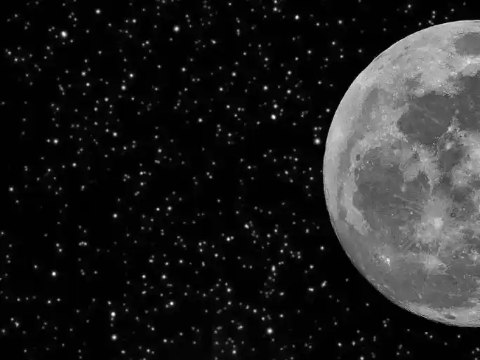 月球#月亮 #星空 #4k高清 - 抖音