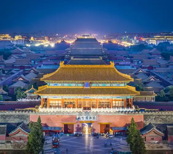 故宫博物院夜色1680x1050分辨率查看