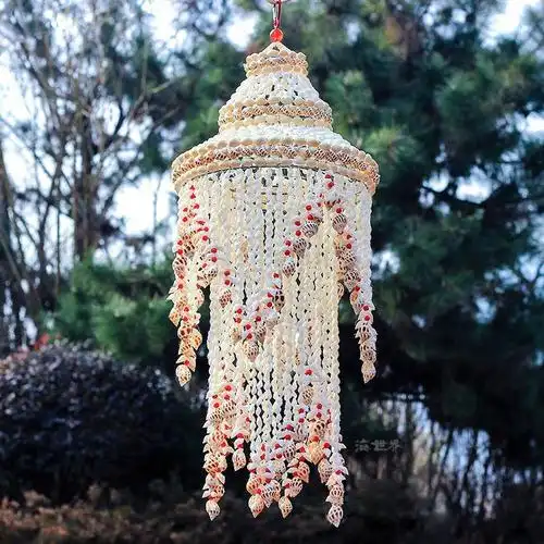 贝壳制品工艺品天然贝壳风铃手工工艺品家居门饰挂饰客厅装饰品男