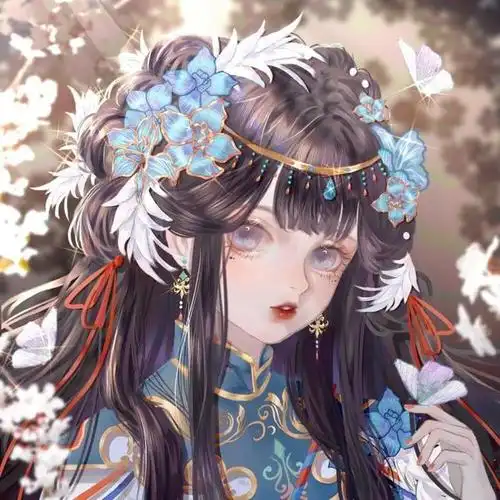 古风动漫女生头像我的梦通通给你保管