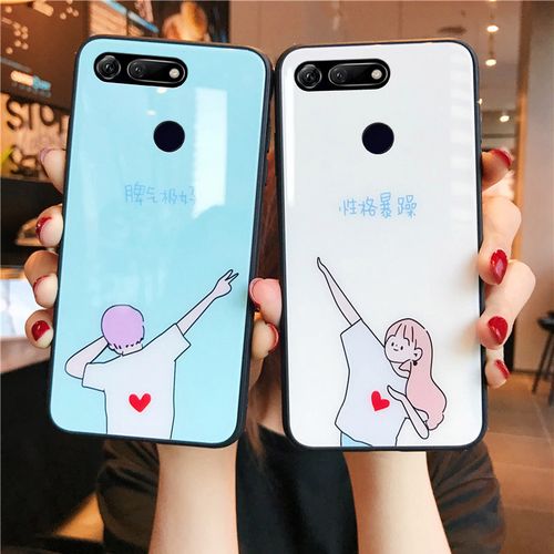 9i创意文字10青春9防摔情侣款20i性格暴躁女孩v20/v10/v9保护套20pro