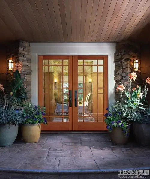家庭阳台门图片