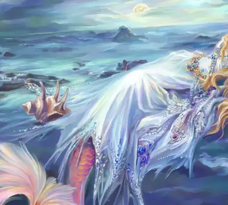 十二星座化身美人鱼每个都像一幅画天秤座好仙好梦幻