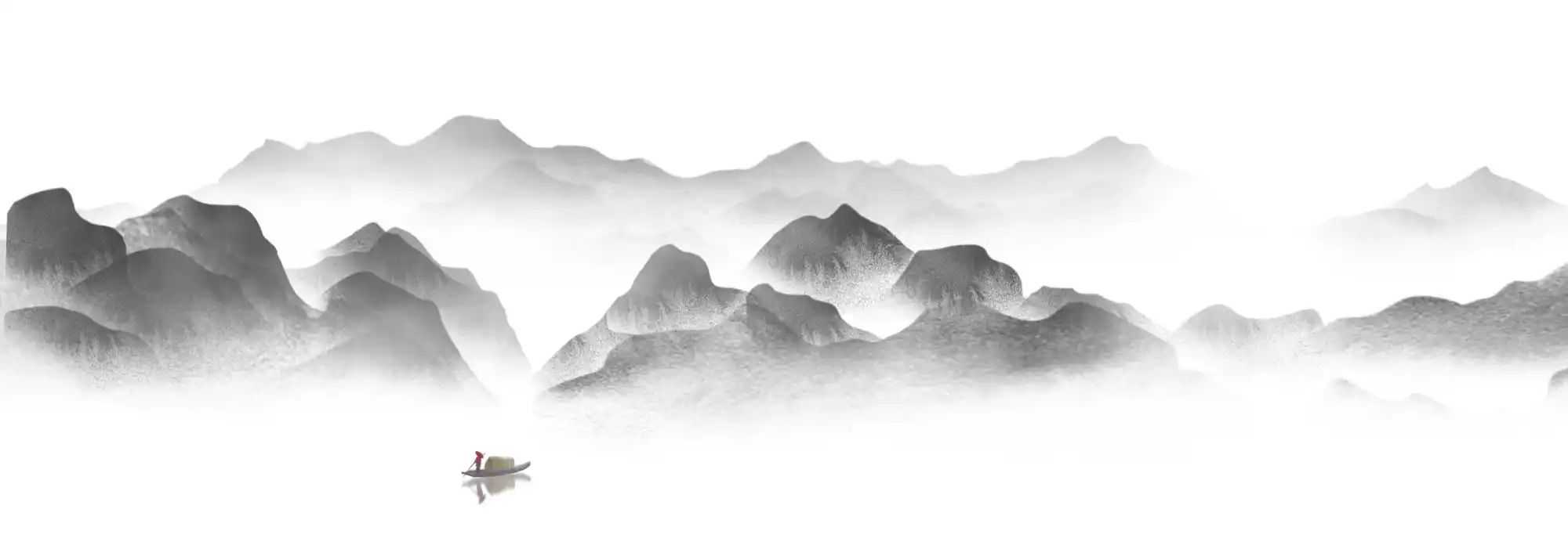 中国风水墨元素设计!国潮