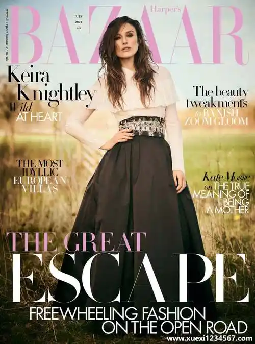 03harpersbazaaruk2021年07月英国版时尚芭莎杂志