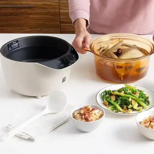 康宁电炖锅智能玻璃料理锅炖锅汤锅营养生炖品煲汤多功能家用