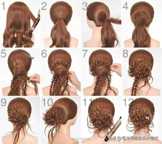 新娘盘发发型教程(新娘盘头发型图片)  18