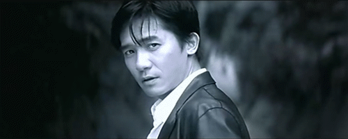 寻 无间道 梁朝伟 最后回头一笑 图片 谢谢