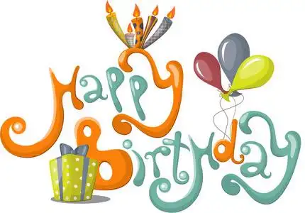 创意画生日快乐图片