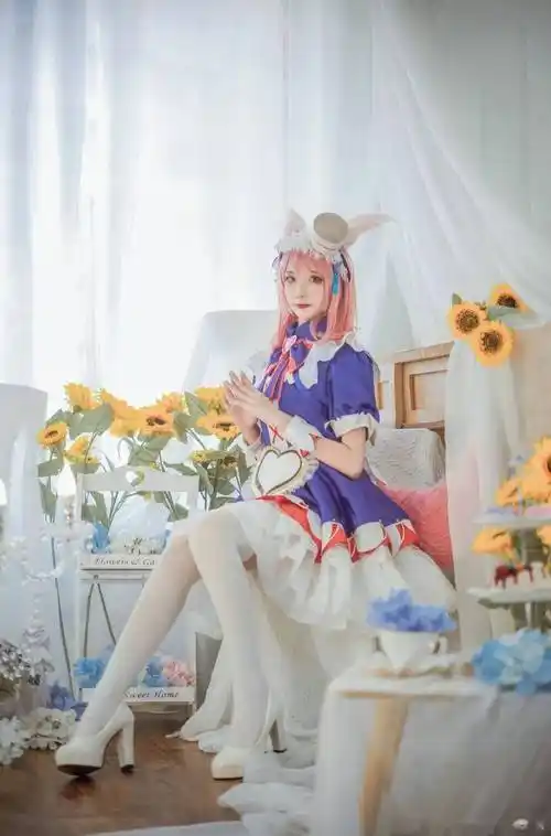 二次元cos妲己咖啡女仆