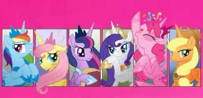 公主给她的任务,与助手spike一起来到小马镇学习有关友谊魔法的知识