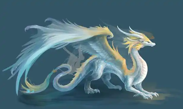 自设拉出来眼熟一下,有着白鳞金鬃骨翼鳞羽